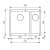 Купить Мойка Zigmund & Shtain Integra 500.2 кухонная гранитная Черный базальт по низкой цене