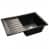 мойка granfest practic gf-p760l кухонная композитная черная 756х495 мм Купить Мойка GranFest Practic GF-P760L кухонная композитная черная 756х495 мм по низкой цене