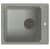 мойка granfest quarz gf-z17 кухонная композитная серая 420х480 мм Купить Мойка GranFest Quarz GF-Z17 кухонная композитная серая 420х480 мм по низкой цене