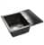 мойка granfest quadro gf-q650l кухонная композитная черная 650х495 мм Купить Мойка GranFest Quadro GF-Q650L кухонная композитная черная 650х495 мм по низкой цене