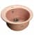 мойка granfest rondo gf-r510 кухонная композитная розовая d508 мм Купить Мойка GranFest Rondo GF-R510 кухонная композитная розовая D508 мм по низкой цене