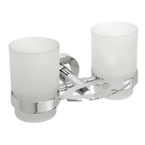 Купить Держатель зубных щеток со стаканами Bemeta Omega 104110042 хром по низкой цене
