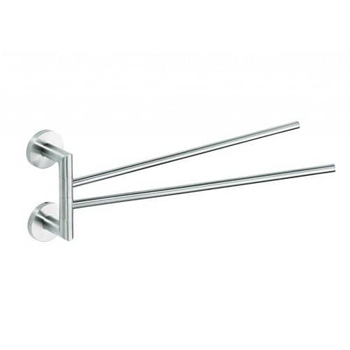 Купить Полотенцедержатель Bemeta Neo 104204105 двойной поворотный матовый по низкой цене