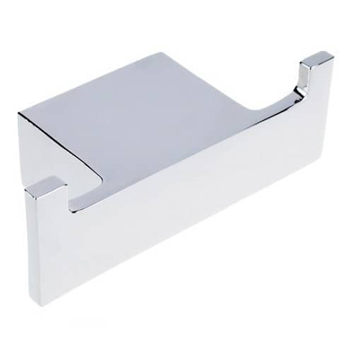 Купить Крючок Bemeta Via для ванной 135006032 двойной хром по низкой цене