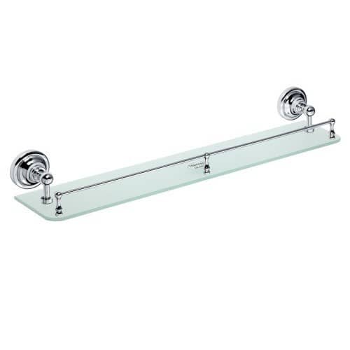 Купить Полочка Bemeta Retro стеклянная 144302262 хром по низкой цене