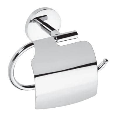 Купить Держатель туалетной бумаги Bemeta Alfa 102412012 с крышкой хром по низкой цене