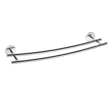 Купить Полотенцедержатель Bemeta Alfa 102410052 двойной хром по низкой цене