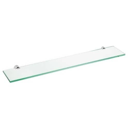 Купить Полочка Bemeta Alfa стеклянная 102402242 хром по низкой цене