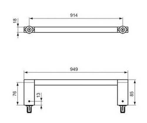 Купить Полотенцедержатель Ideal Standard Connect E6984AA по низкой цене