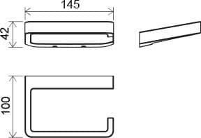 Купить Держатель туалетной бумаги Ravak 10 градусов TD туалетной бумаги 400.00 по низкой цене