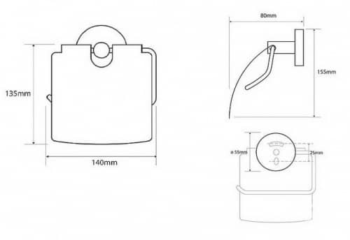 Купить Держатель туалетной бумаги Bemeta Omega 104112012 с крышкой хром по низкой цене
