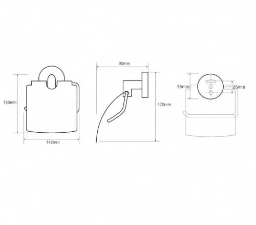 Купить Держатель туалетной бумаги Bemeta Omega 104212012 с крышкой хром по низкой цене