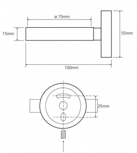 Купить Держатель фена Bemeta Omega 101117012 хром по низкой цене