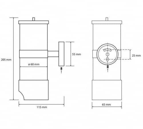 Купить Диспенсер Bemeta Omega для косметических дисков 146503172 хром по низкой цене