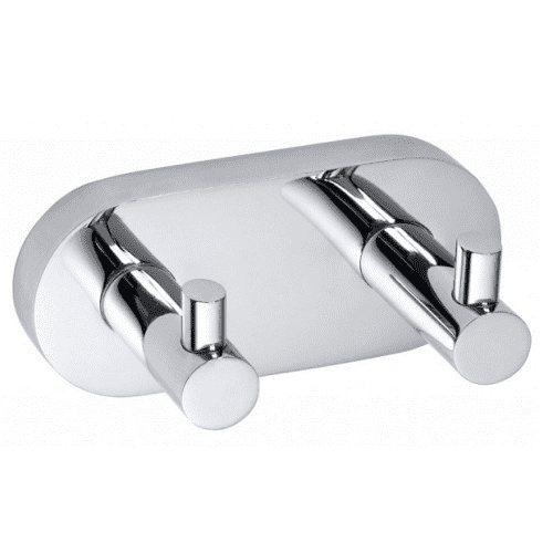 Купить Планка Bemeta Omega с двумя крючками 104405202 хром по низкой цене