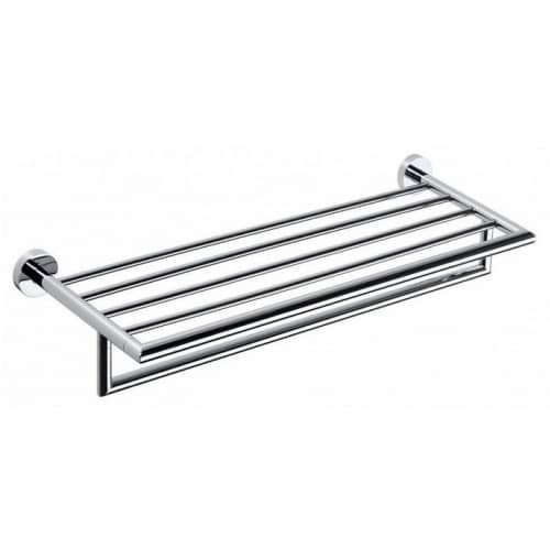 Купить Полотенцедержатель Bemeta Omega с полкой 104205072 хром по низкой цене