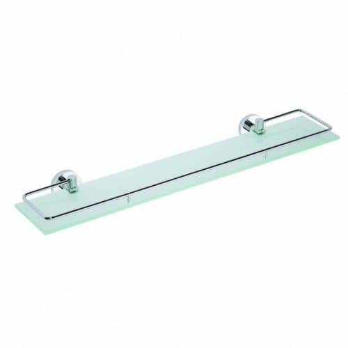 Купить Полочка Bemeta Omega стеклянная 104102212 хром по низкой цене