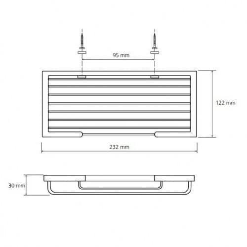 Купить Мыльница Bemeta Cytro 104308072 по низкой цене