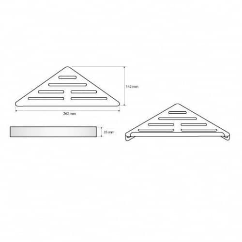 Купить Мыльница Bemeta Cytro 102308261 угловая по низкой цене