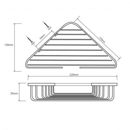 Купить Мыльница Bemeta Cytro 104308175 угловая хром по низкой цене