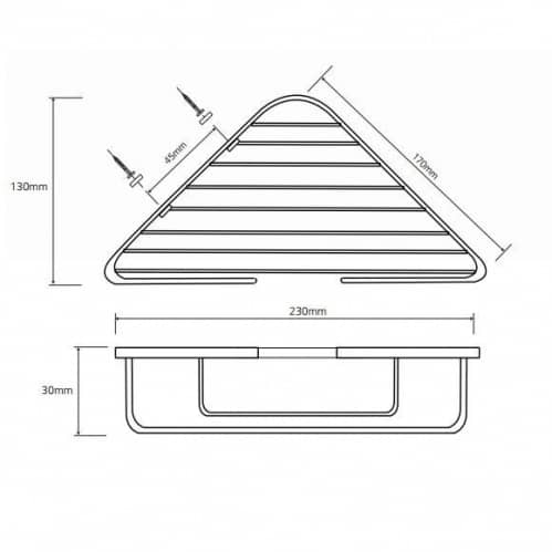 Купить Мыльница Bemeta Cytro 104308172 угловая матовая по низкой цене