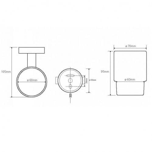Купить Держатель зубных щеток со стаканом Bemeta Neo 104110015 хром по низкой цене