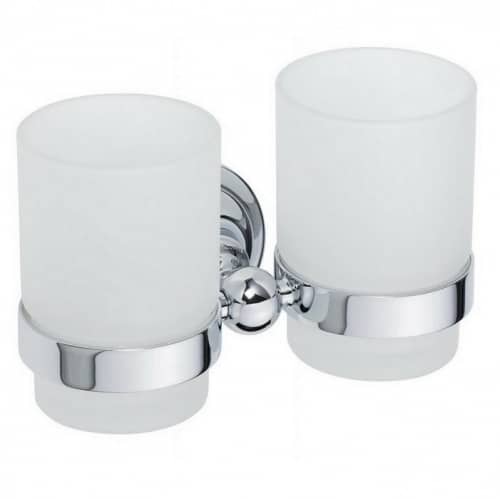 Купить Держатель зубных щеток со стаканами Bemeta Retro 144310022 подвесной хром по низкой цене