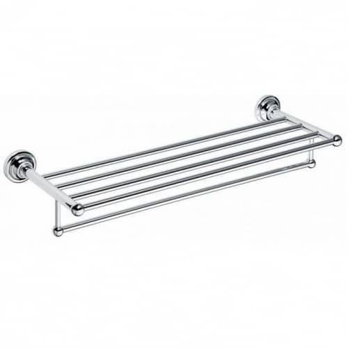 Купить Полотенцедержатель Bemeta Retro с полкой 144302092 хром по низкой цене