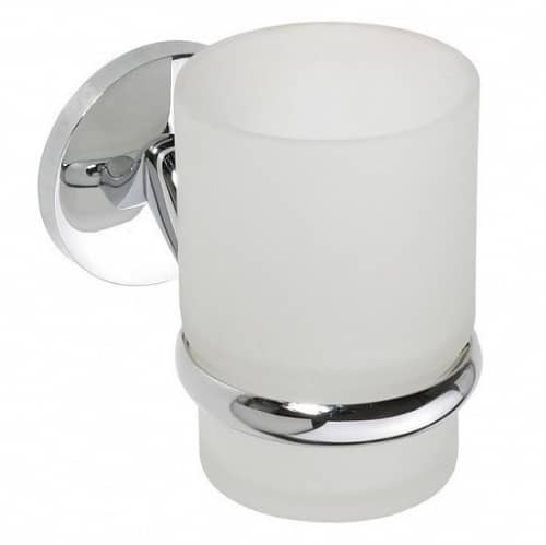 Купить Держатель зубных щеток со стаканом подвесной Bemeta Alfa 102410012 хром по низкой цене