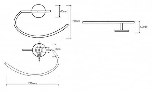 Купить Полотенцедержатель Bemeta Alfa кольцевой 102402062 хром по низкой цене
