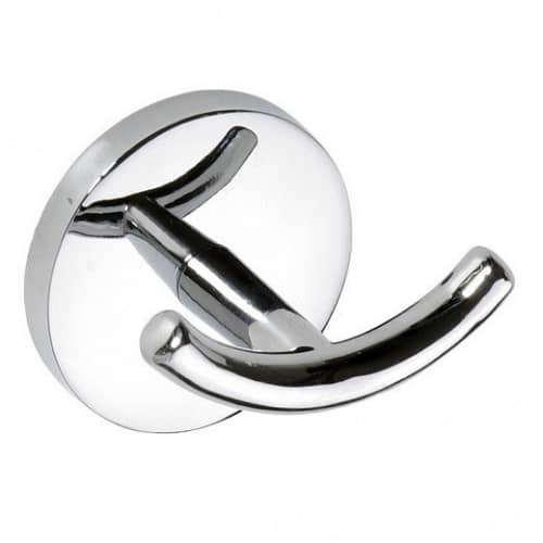 Купить Крючок Bemeta Alfa для ванной 102406022 двойной хром по низкой цене