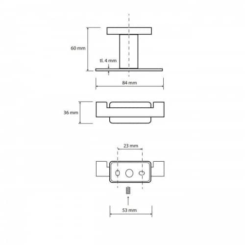 Купить Крючок Bemeta Niki для ванной 153106032 двойной хром по низкой цене