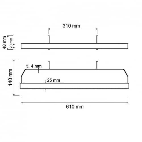 Купить Полотенцедержатель Bemeta Rawell на радиатор 101204161 хром по низкой цене