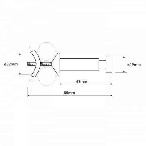 Купить Крючок Bemeta Rawell на радиатор 104506124 лак по низкой цене