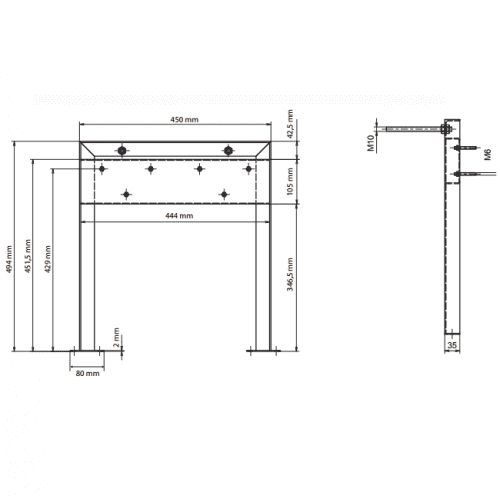 Купить Элемент Bemeta Help Program 347625051 монтажный для сиденья для душа глянцевый по низкой цене