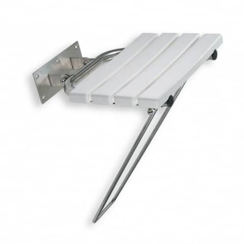 Купить Сиденье Bemeta Help Program 301102181 для душа откидное с опорной ножкой по низкой цене