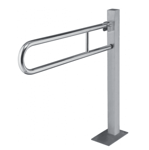 Купить Поручень Bemeta Help Program откидной U-oбpaзный 301107601 с креплением в пол глянцевый по низкой цене