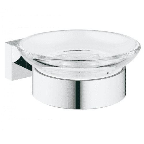 Купить Мыльница Grohe Essentials Cube стеклянная 40754001 по низкой цене