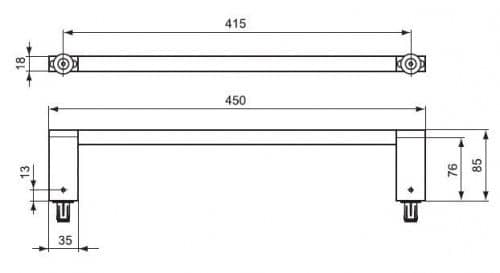 Купить Полотенцедержатель Ideal Standard Connect E6981AA по низкой цене