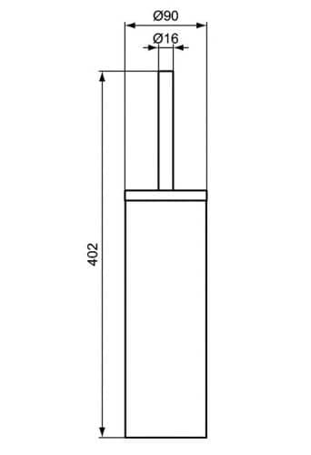 Купить Ершик Ideal Standard IOM напольный A9108MY по низкой цене