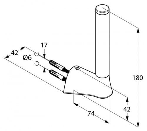 Купить Держатель Kludi Ambienta запасного рулона туалетной бумаги 5397205 по низкой цене