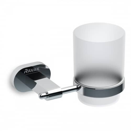 Купить Держатель Ravak Chrome CR зубных щеток со стаканом 210.00 по низкой цене