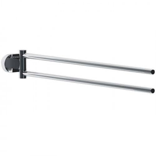 Купить Полотенцедержатель Ravak Chrome CR 340.00 42 см двойной поворотный по низкой цене
