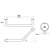 Купить Поручень Bemeta Omega изогнутый для ванной 104307621 хром по низкой цене