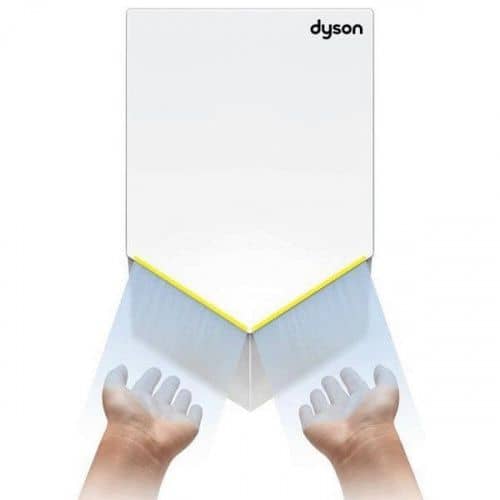 Купить Сушилка Dyson Airblade V AB12 для рук белая по низкой цене