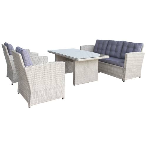 Купить Садовая мебель Орландо 4 предмета с подушками по низкой цене