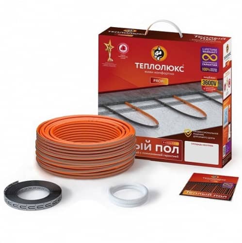 Купить Теплый пол Теплолюкс ProfiRoll 2250 Вт 129 м по низкой цене