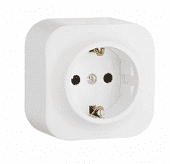 Купить Розетка Legrand Quteo с заземлением 2К+3 без шторок по низкой цене