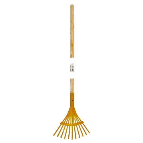 Купить Грабли веерные детские с деревянным черенком по низкой цене