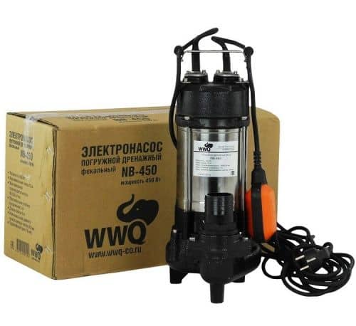 Купить Насос WWQ NB-450 фекальный по низкой цене